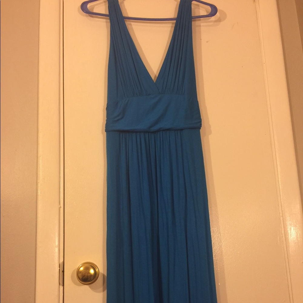 Simple blue dress
